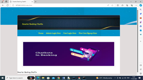 Smater Banking Chatfin using Machine learning